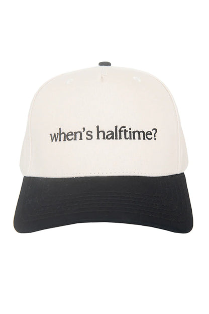When's Halftime? Two-Toned Snapback Hat