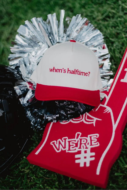 When's Halftime? Two-Toned Snapback Hat